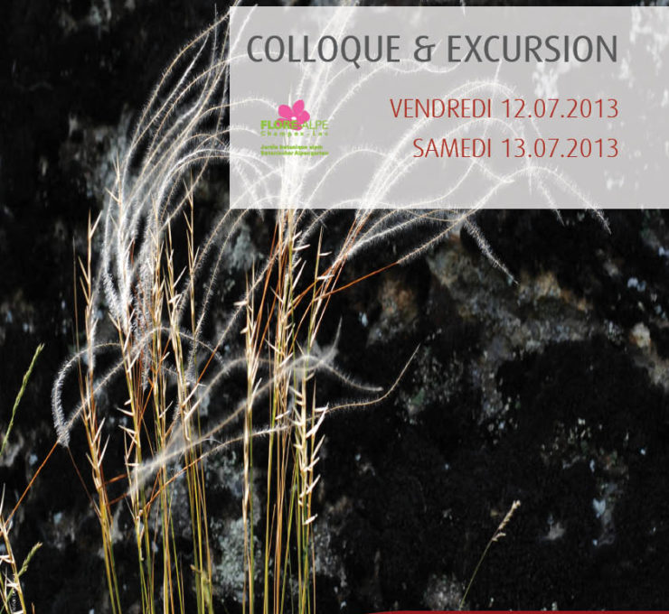 2013 – Colloque & Excursion “Trésors de la steppe valaisanne”